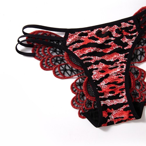 T-Pants Panties Embroidery Lace Fashion Thong Underwear Lingerie Hollow String ⊙ - Picture 13 of 25