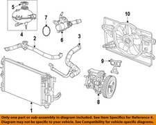 FIAT OEM 16-18 500X Cooling Water Pump-Water Pump Assy 5047389AC