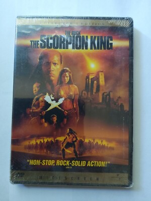 The SCORPION KING widescreen DVD brand new still in factory wrap never opened