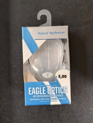 Aqua Sphere Single Optical Lens for Eagle Swim Goggle -5.0