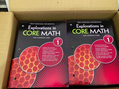 Holt McDougal Explorations in Core Math CC Algebra 1 2014 Case of 14 ...