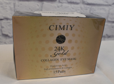 CIMIY 24k Gold Collagen Eye Mask 15 Pairs ~ NEW
