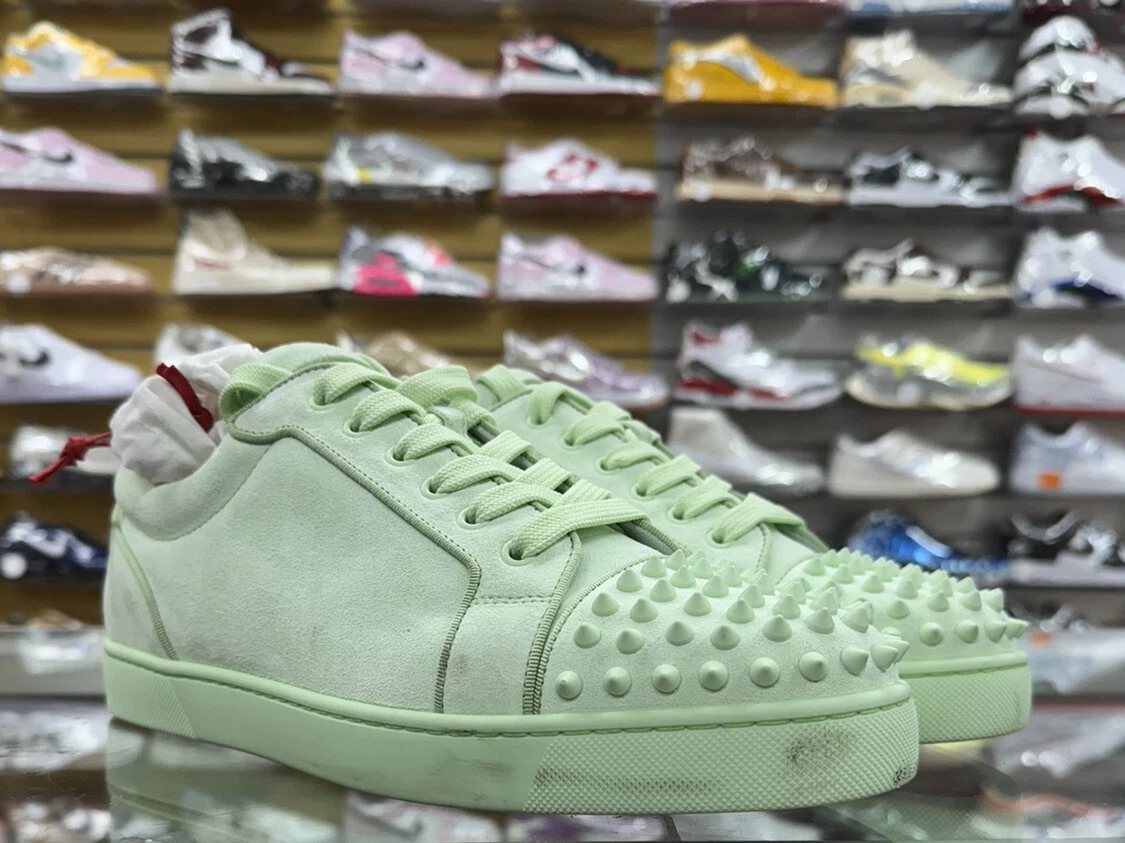 Lime green sale red bottoms