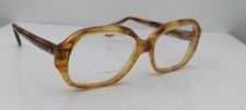 Vintage Be-Lovely Brown Oval Horn-Rimmed Sunglasses France FRAMES ONLY