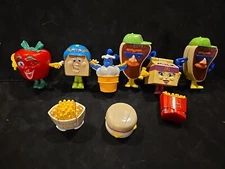 Vintage McDonald’s Happy Meal Changeables Food Transformers Lot Classic 80s & 90