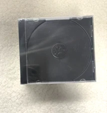 New  Wrapped  Old Style STANDARD Black CD Jewel Case Heavy Duty 10 per pack