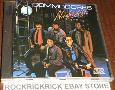 COMMODORES - NIGHTSHIFT -9 TRACK CD- MOTOWN ZD72343 MADE IN GERMANY 1985