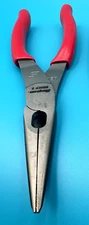 NEW Snap-On 196ACF Talon Grip 8" Long Nose Pliers Cutter Needle Nose 196CF Red
