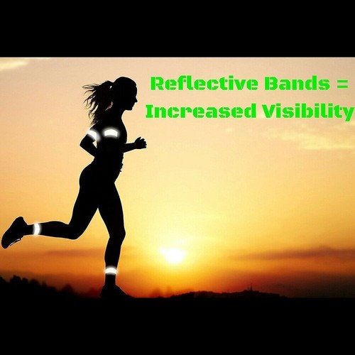 PVC Reflective Belt Running Gear Adjustable Traffic Safety Reflective Tape - Imagen 3 de 7