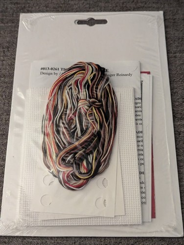 Counted Cross Stitch 🐯 TIGER Dimensions Gold Collection Petites Needlepoint NEW - Picture 11 of 13