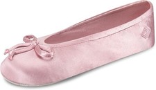 Women's Classic Stretch Ballerina Slippers with and Sequin Bow