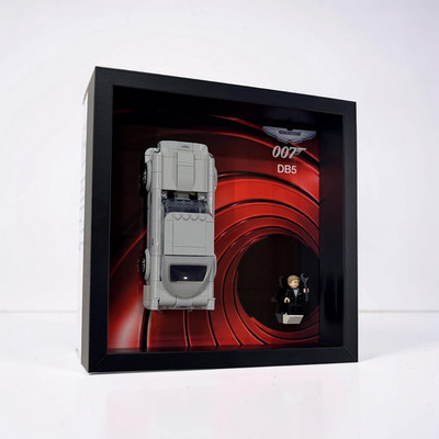 Vitrinenrahmen Koffer für LEGO  Speed 76911 Champions 007 Aston Martin DB5