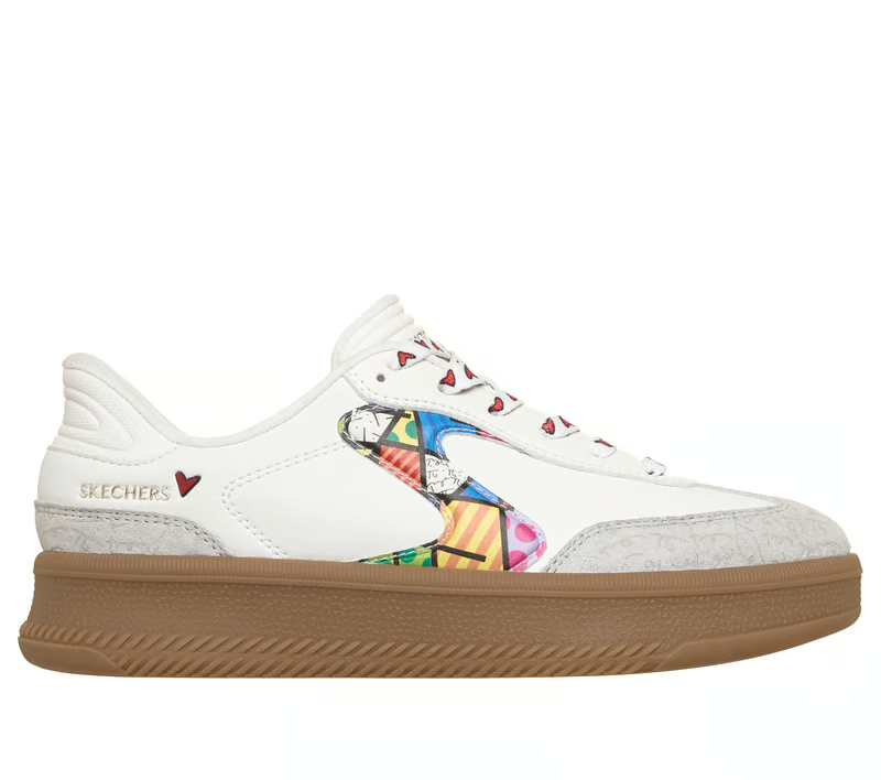 NWT Skechers Women's Slip-ins Britto: Hotshot HI - Britto Landscape White/Multi