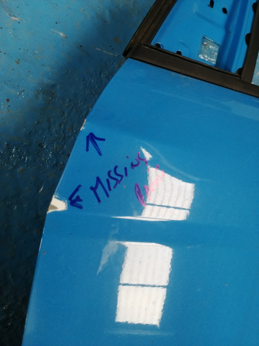 Ford Focus RS Door Passenger Side Front Nitrous blue 5 Door 2011