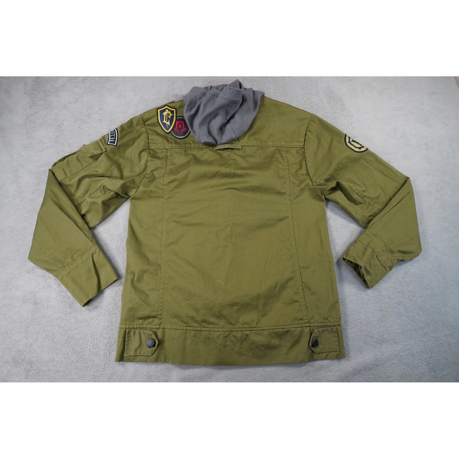 World of Warcraft Battlemaster Jacket Men S Olive Military JINX Blizzard Azeroth - product detail image 10