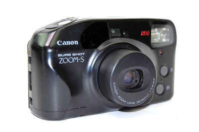 #ad Canon Sure Shot Zoom S 35mm Film Camera with Fresh Battery and Case $34.99