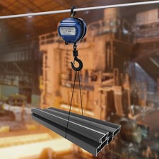 1 Ton 1000Kg Chain Block & Tackle Engine Lifting Hoist Pulley 4M Cable