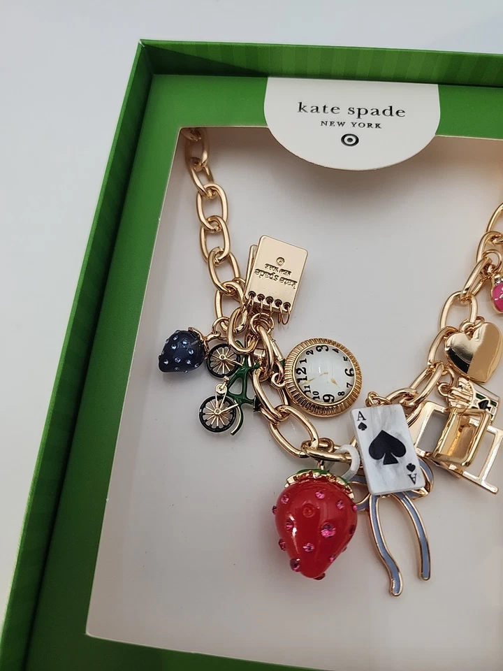 Kate Spade Target X New York Mixed Novelty Chunky Charm Necklace - Image 3 of 4