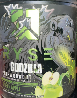 Ryse Godzilla pre-workout Green Apple 25.5 oz Exp.05/26 New Sealed 