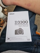 Nikon D3300 Instruction Owners Manual D3300 Book NEW
