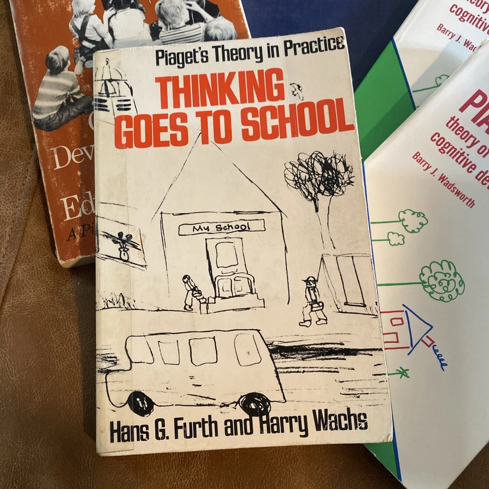 Jean Piaget Children Educational Development & Reasoning Theories Vtg Lot of 5 - Image 2 of 4