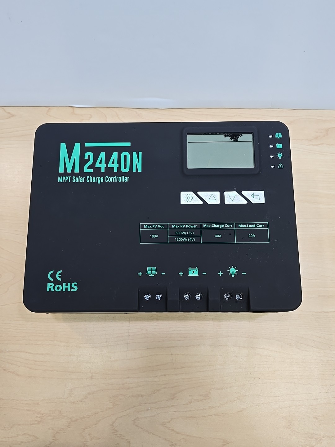 M2440N HQST 20A 12/24V MPPT Solar Charge Controller Gel Seal