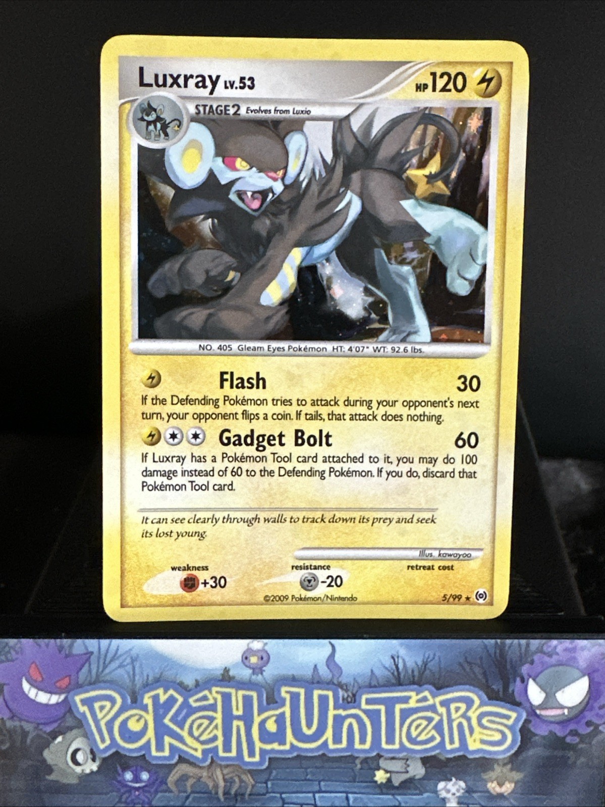Pokemon Card Luxray 5/99 Platinum Arceus Holo Rare NM