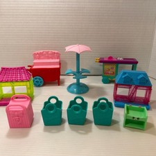 Shopkins Store Fronts Carrello per Alimenti Carrello per Caramelle Borsa per la Spesa ��