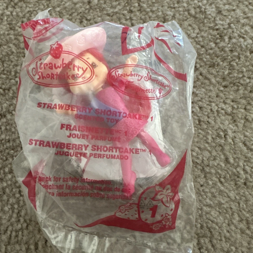 Игрушка McDonalds's Happy Meal клубничный шорткейк 2007 лот из 8 запечатанных 1–8 новых нераспакованных - Изображение 3 из 4