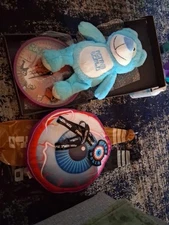 Travis Astro World  Accesoriesl Clock Pillow Bear Inflatable bat patch keychain