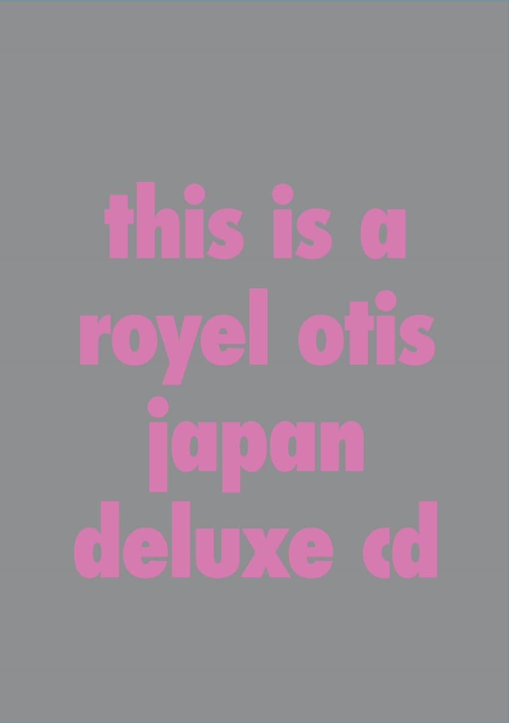 Royel Otis Hickey Limited Edition  with Bonus Track From Japan CD 15tracks