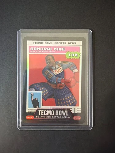 Samurai Mike Singletary Tecmo Bowl Bo Jackson Battle Arena News 130 Brawl N709