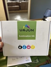 Vajun Sublimation Ink 4 pack, Black, Cyan, Magenta, Yellow