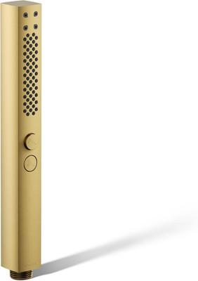 Shift + Square Handshower, 2.5 Gpm, Vibrant Brushed Moderne Brass Finish