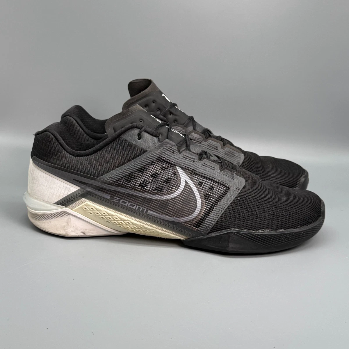 Nike Zoom Metcon Turbo 2 Black Metallic Cool Grey | eBay