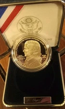 2005-P Chief Justice John Marshall Commemorative Silver Dollar US Mint VelvetBox