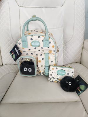 #ad Her Universe Studio Ghibli Totoro Soot Sprites Backpack And Wallet Set $96.45