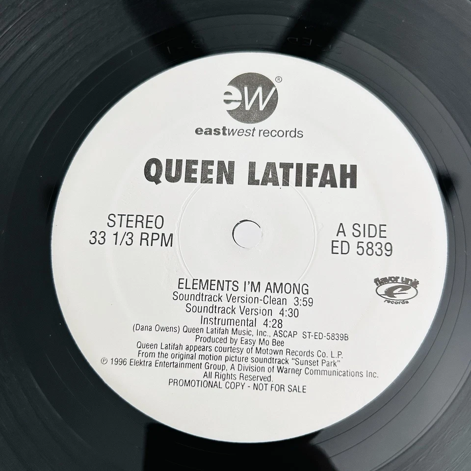 MOBB DEEP BACK AT YOU QUEEN LATIFAH ELEMENTS I'M AMONG 12" 1996 Vinyl Record - Image 4 of 4