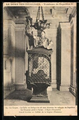 Ansichtskarte Le Dome des Invalides, Das Grab v. Napoleon I., die Krypta 