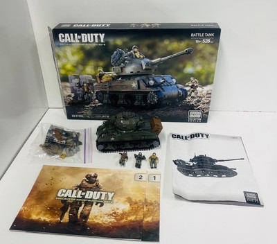 Mega Bloks Call of Duty Battle Tank CNG96 with Figures and Manuals Rare Find!
