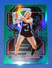 2022 Panini WNBA Prizm 2nd Year * Sophie Cunningham #114 Green Prizm 👅 Mercury