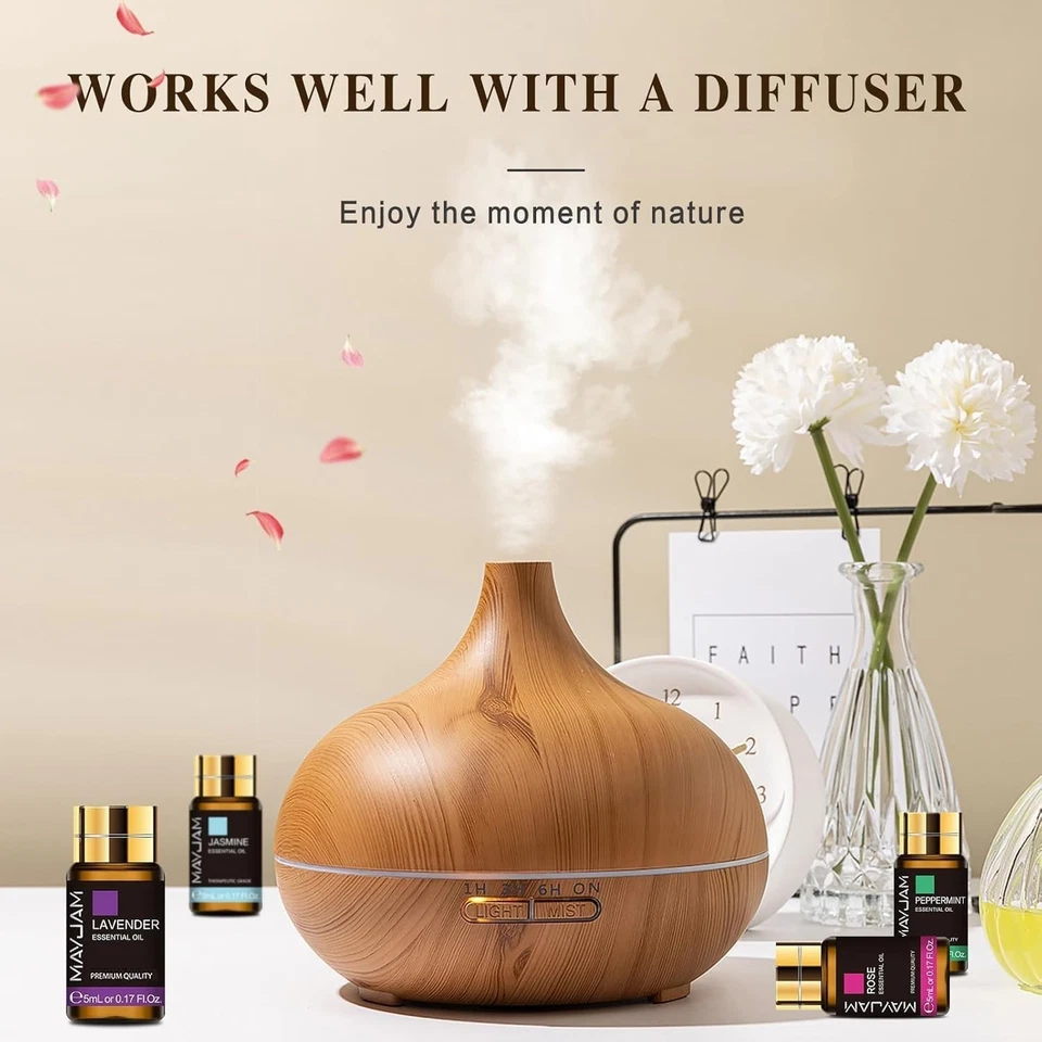 Tea Tree 20 Pcs Pure Essential Oil Gift Set, for Diffuser, Humidifiers, and MORE - Image 4 of 4