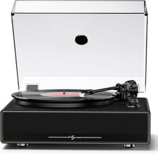 High Fidelity All-In-One Record Player, Vinyl Turntable with Built-In Speakers,