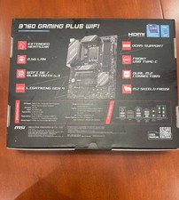 MSI B760 GAMING PLUS WIFI LGA 1700 DDR5 ATX Motherboard Intel SATA 6Gb/s