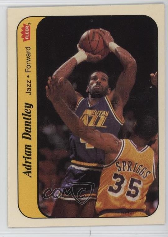 1986-87 Fleer Stickers Adrian Dantley #3 HOF 1s6p