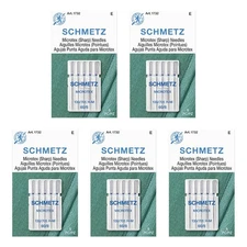 SCHMETZ Microtex Sharp Sewing Machine Needles - Quilting  Topstitching