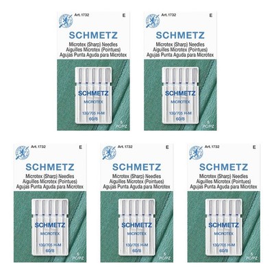 SCHMETZ Microtex Sharp Sewing Machine Needles - Quilting  Topstitching