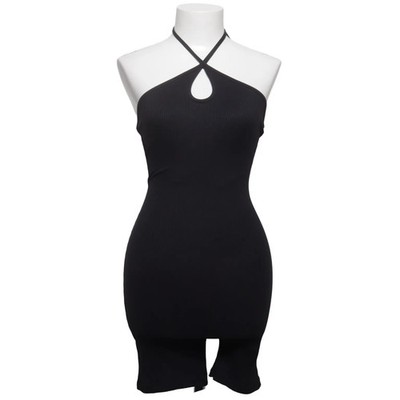 Bershka, Jumpsuit, Größe: XS, Schwarz, Elasthan/Polyamid, Einfarbig #2oH