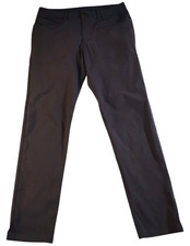 Lululemon ABC Classic Fit Pants Men's 33x33 Black Warpstreme Chino Performance