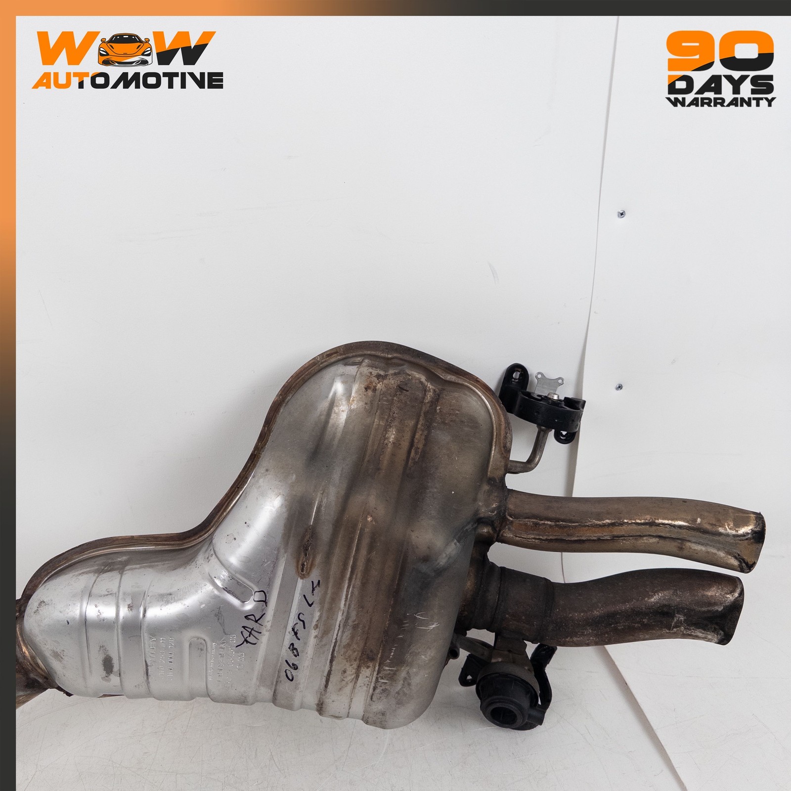 06-13 BENTLEY CONTINENTAL FLYING SPUR REAR LEFT RIGHT EXHAUST MUFFLER SET OEM